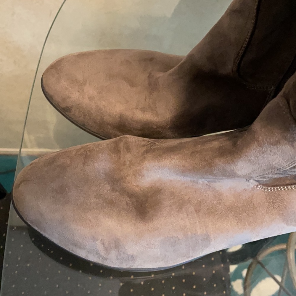 Knee high faux suede boots - Picture 4 of 7